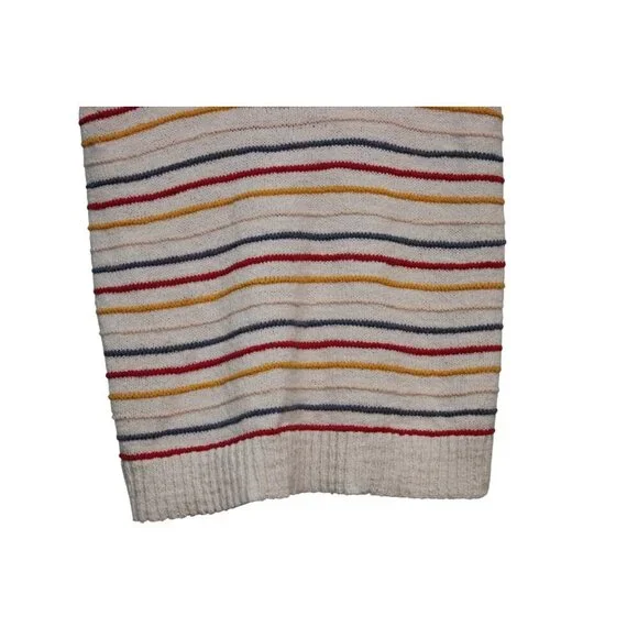 Madewell Tank Top Small Striped Sleeveless Knit Sweater Boho Colorful Beach - Picture 8 of 10